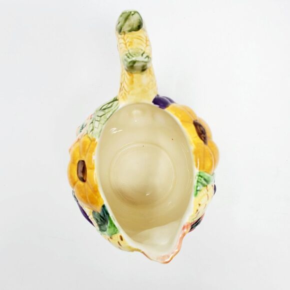 Vintage Long Rich Harvest Creamer & Sugar Bowl Set SALE - Picture 4 of 13